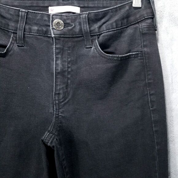 SO Jeans Women's 7/28W Black Low Rise  Jegging - Picture 2 of 11